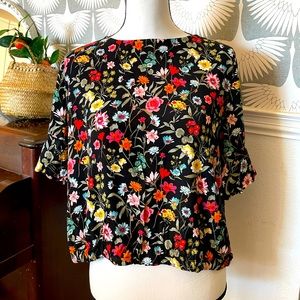 Loft brand blouse.  Lily Bubble Hem Top